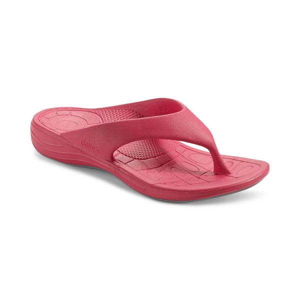 Aetrex Women's Maui Flip Flops Watermelon Sandals UK 2141-885